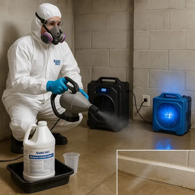 Sanitization and Odor Removal process in Seelyville, IN